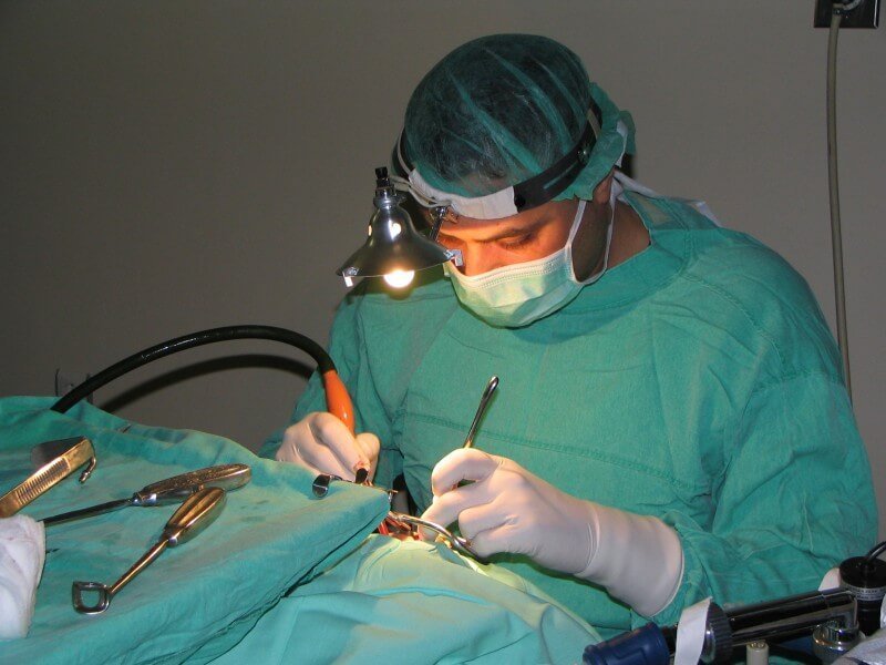 Laser straightening of the nasal septum